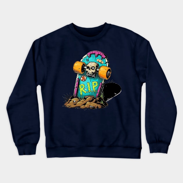 Skateboard Crewneck Sweatshirt by Boiys